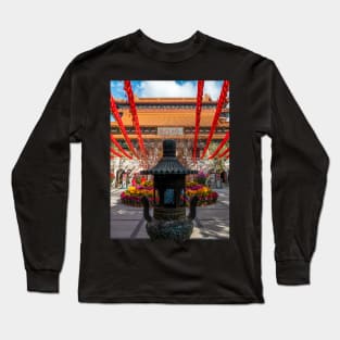 Po Lin Monastery, Lantau Island, Hong Kong Long Sleeve T-Shirt